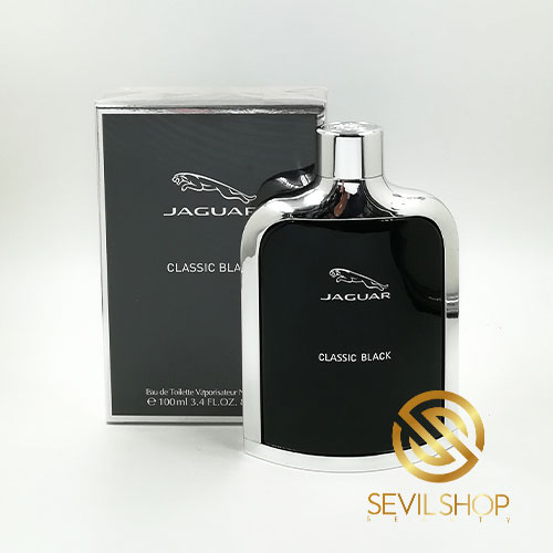 بطری و باکس ادکلن جگوار کلاسیک بلک (مشکی)