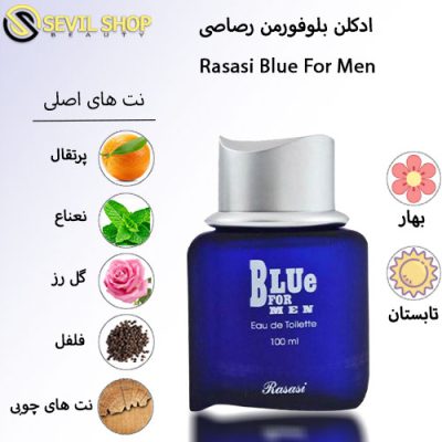 ویژگی‌های ادکلن بلو فور من