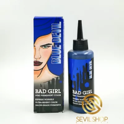 شامپو رنگ مو فانتزی بد گرل BAD GIRL مدل BLUE DEVIL