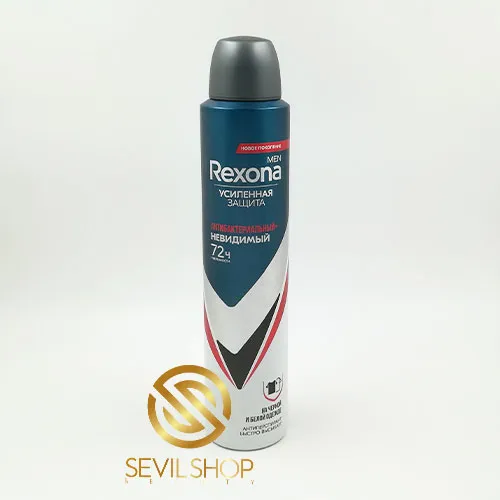 اسپری ضد تعریق مردانه رکسونا مدل Antibacterial+Invisible