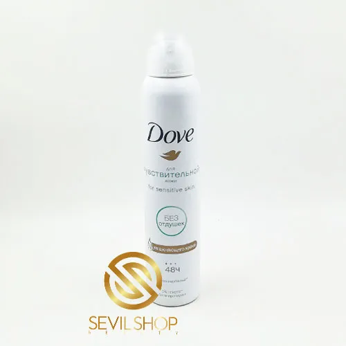 اسپری ضد تعریق زنانه داو مدل for Sensitive Skin روسی